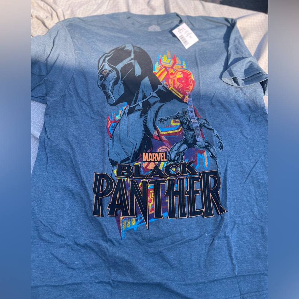 Marvel Blue Black Panther Tee